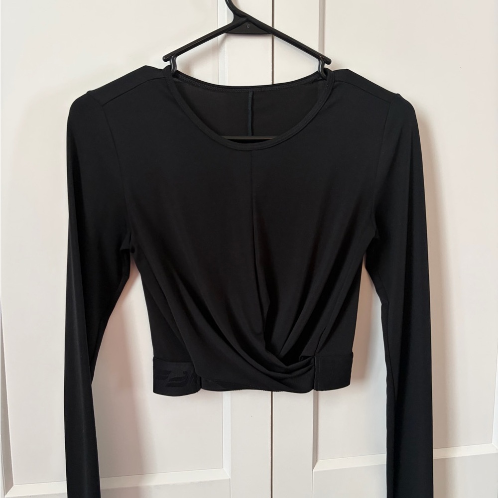 Fabletics Black Long Sleeve Top
